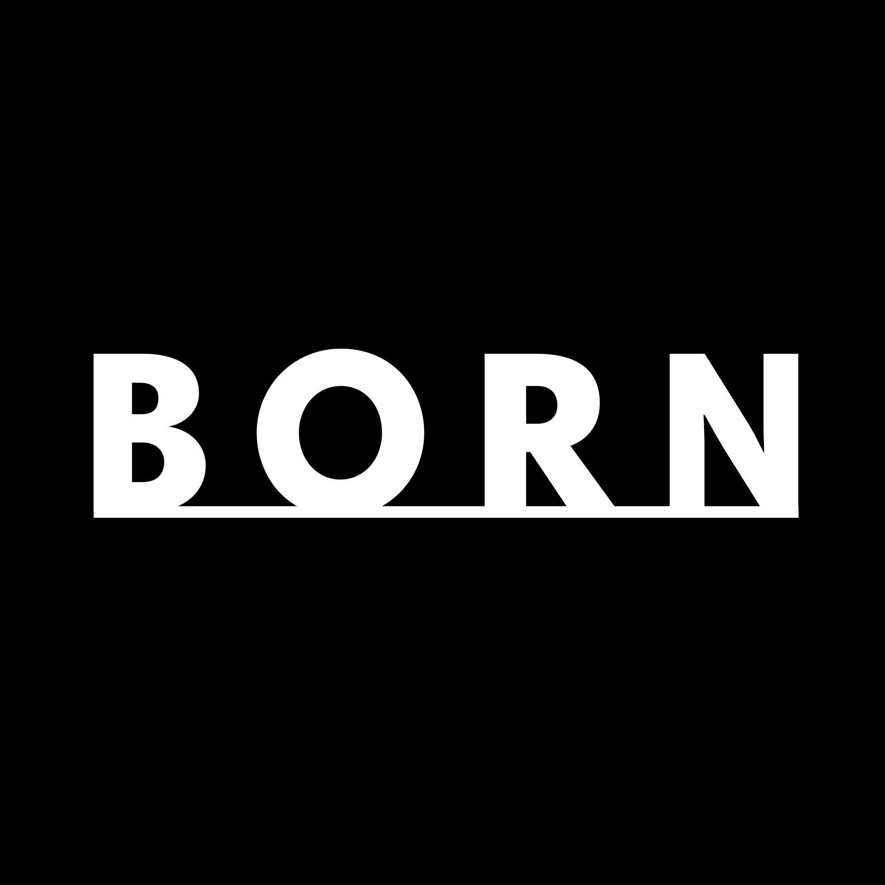 Born Logo - Black